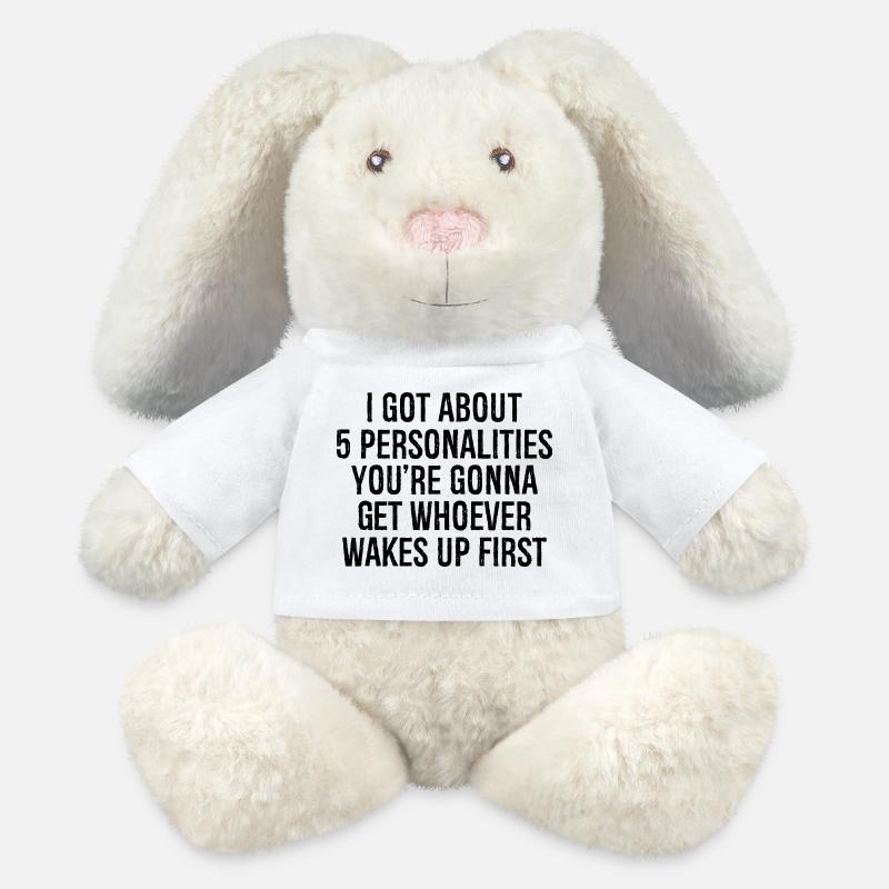 I got about 5 personalities you're going to get - MiniFeet® RecycelHase® Bunny Cream - white