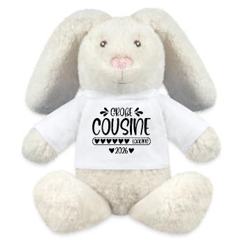 Große Cousine 2026 loading - MiniFeet® RecycelHase® Creme - Weiß - Vorne