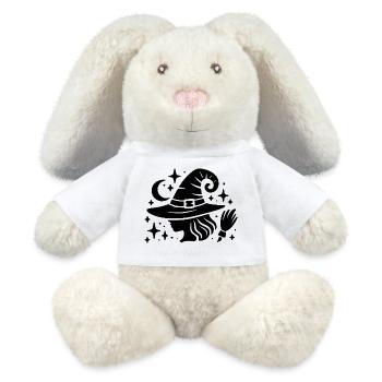 Conception de sorcière - Lapin en peluche recyclé MiniFeet® Crème - blanc - Devant