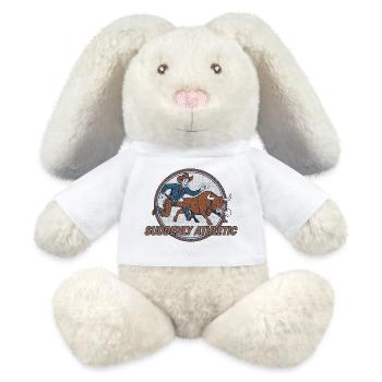 Plötzlich Athletisches Rodeo - MiniFeet® RecycelHase® Creme - Weiß - Vorne