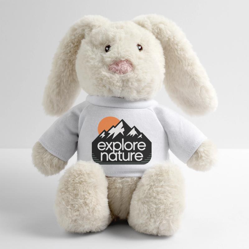 Explore Nature Mountains Sunset MiniFeet® RecycelHase® Bunny Cream