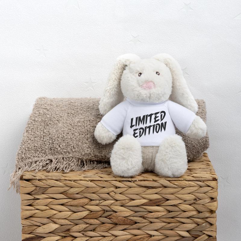 Édition limitée Lapin en peluche recyclé MiniFeet® Crème
