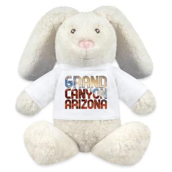 Grand Canyon Arizona National Park - MiniFeet® RecycelHase® Bunny Cream - white - Front