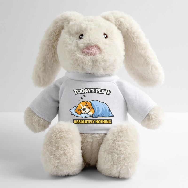Today’s Plan: Absolutely Nothing Dog MiniFeet® RecycelHase® Bunny Cream