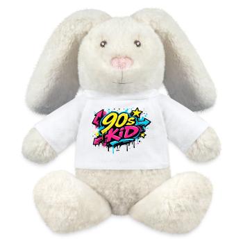 90s Kid Graffiti Burst - MiniFeet® RecycelHase® Creme - Weiß - Vorne