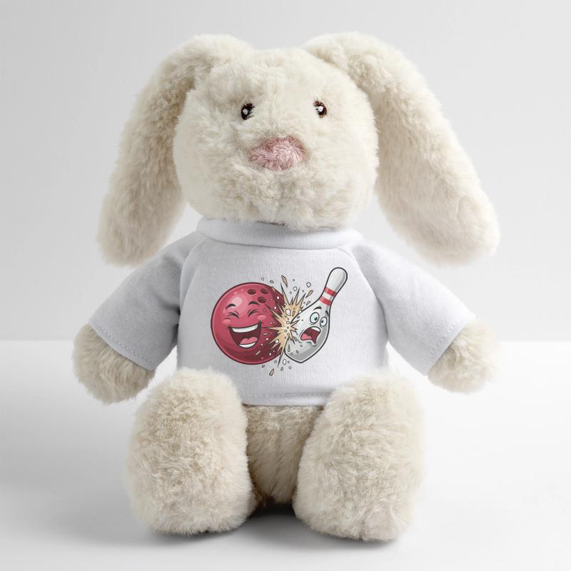Kugelknaller: Bowling Clash MiniFeet® RecycelHase® Creme