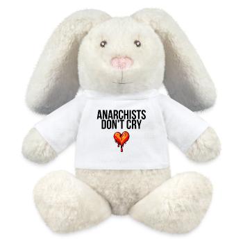 anarchists don't cry - MiniFeet® RecycelHase® Creme - Weiß - Vorne