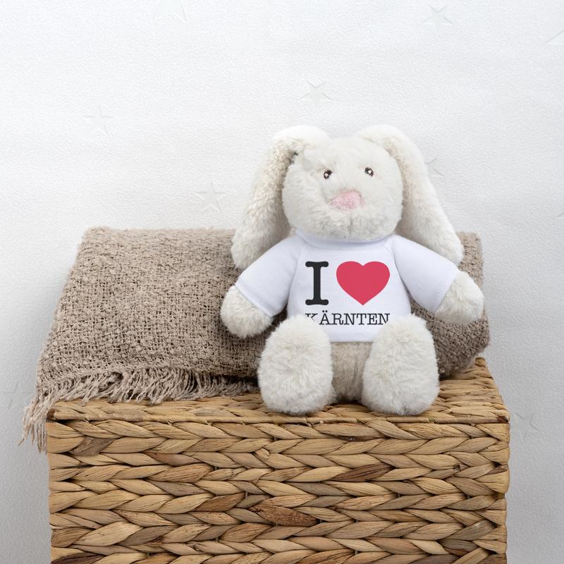 I LOVE CARINTHIA Austria Austria MiniFeet® RecycelHase® Bunny Cream