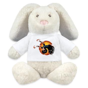 Backflip Anime Manga Figur - MiniFeet® RecycelHase® Creme - Weiß - Vorne