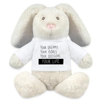 Your life - MiniFeet® RecycelHase® Bunny Cream - white - Front
