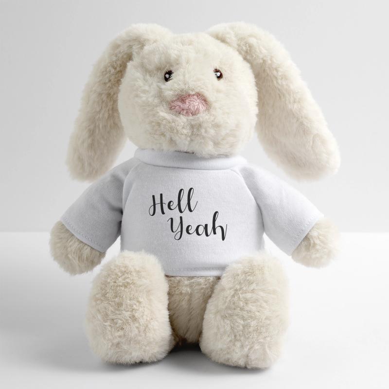 Hell Yeah Lettering MiniFeet® RecycelHase® Creme