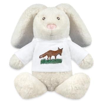 I'm just a fox - MiniFeet® RecycelHase® Bunny Cream - white - Front