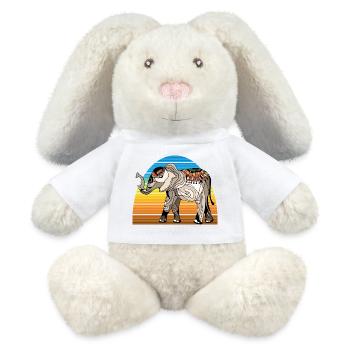 Elefant - MiniFeet® RecycelHase® Creme - Weiß - Vorne