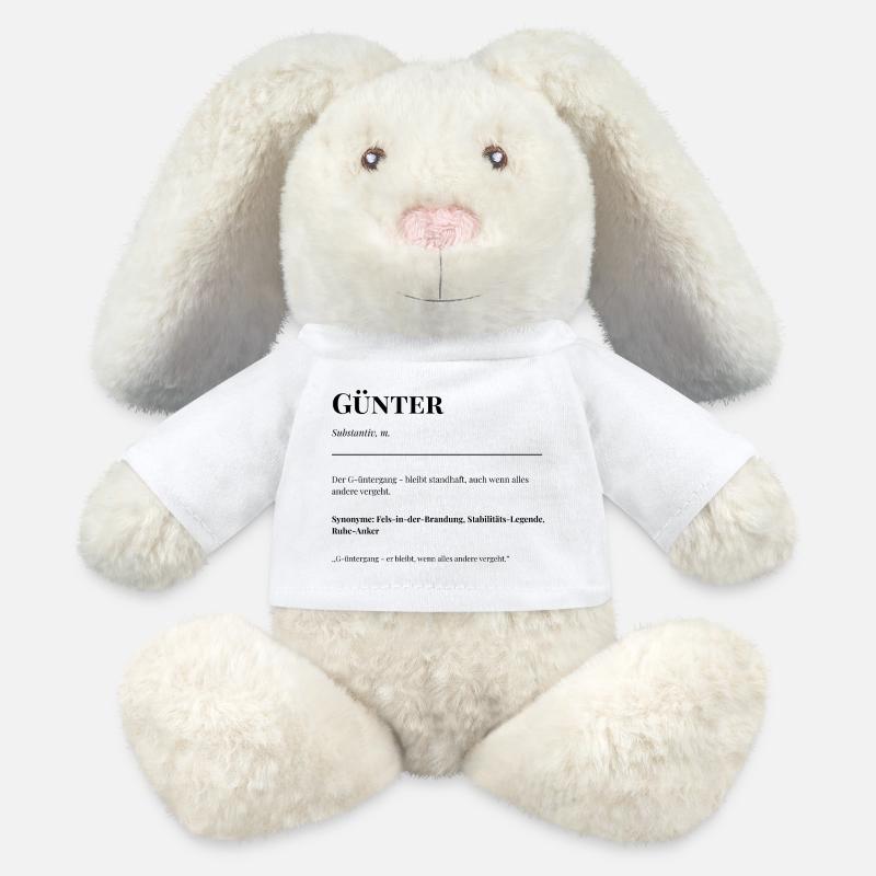 Guenter - MiniFeet® RecycelHase® Creme - Weiß