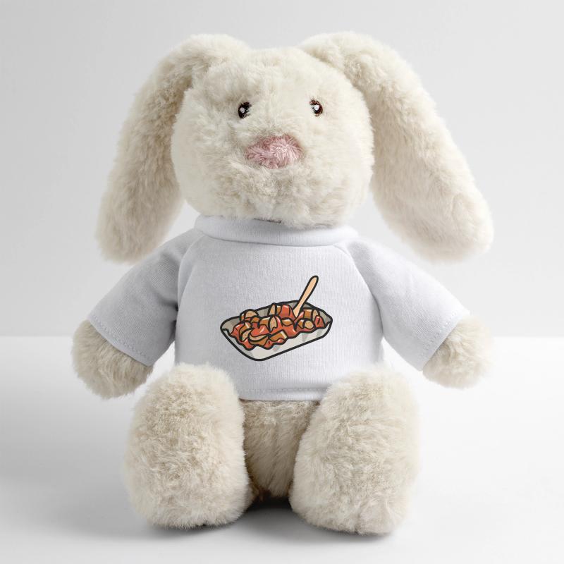 Berlin Currywurst Bratwurst Wurst Curry Grill MiniFeet® RecycelHase® Bunny Cream