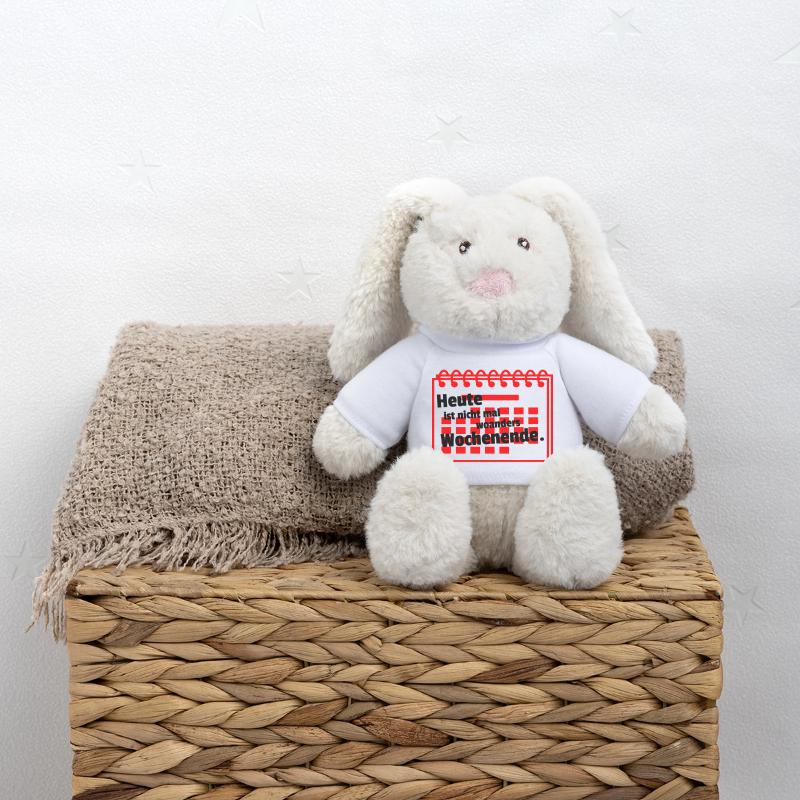 Week-end de nulle part Lapin en peluche recyclé MiniFeet® Crème