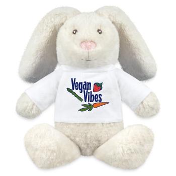Vegan Vibes Veggie Trio - MiniFeet® RecycelHase® Bunny Cream - white - Front