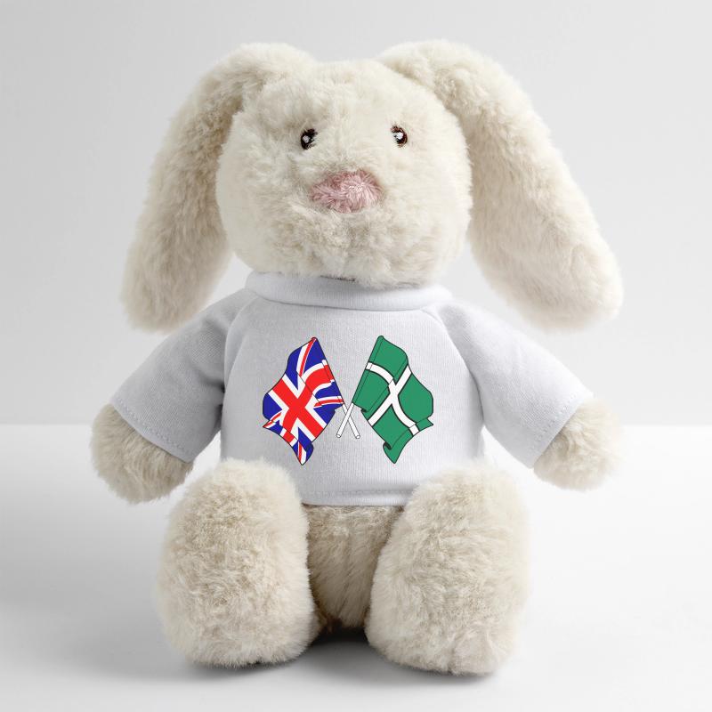 Croix du Devon & Grande-Bretagne Lapin en peluche recyclé MiniFeet® Crème