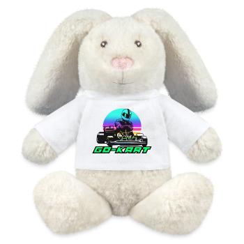 Go kart - MiniFeet® RecycelHase® Bunny Cream - white - Front