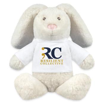 Resilient Collective emblem - MiniFeet® RecycelHase® Bunny Cream - white - Front