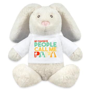 Design der Definition des Patrouillenoffiziers - MiniFeet® RecycelHase® Creme - Weiß - Vorne