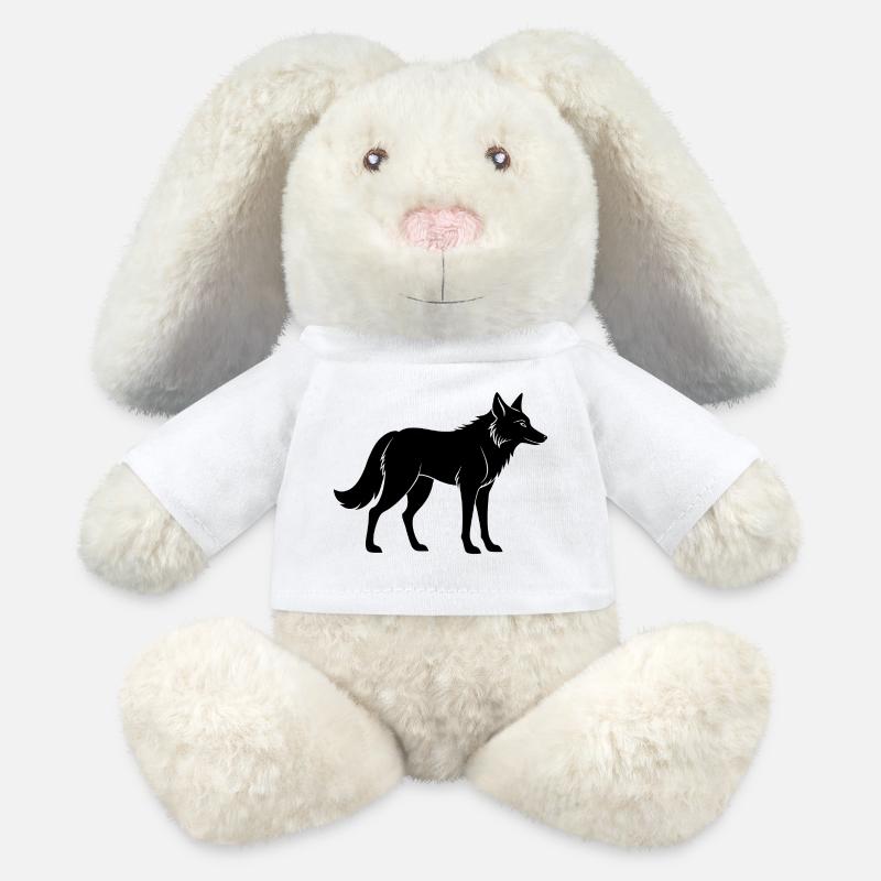 coyote - MiniFeet® RecycelHase® Bunny Cream - white
