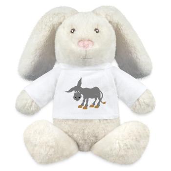 donkey - MiniFeet® RecycelHase® Bunny Cream - white - Front
