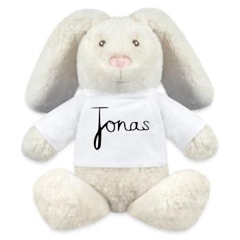 Jonas - MiniFeet® RecycelHase® Creme - Weiß - Vorne