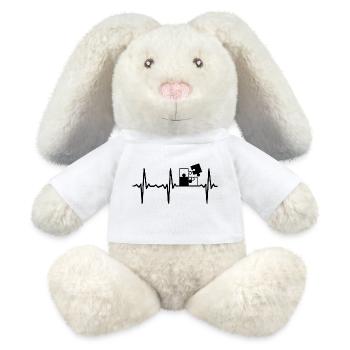 Puzzle Pulse Game Night Game Play Game Pulse Pulse - Lapin en peluche recyclé MiniFeet® Crème - blanc - Devant