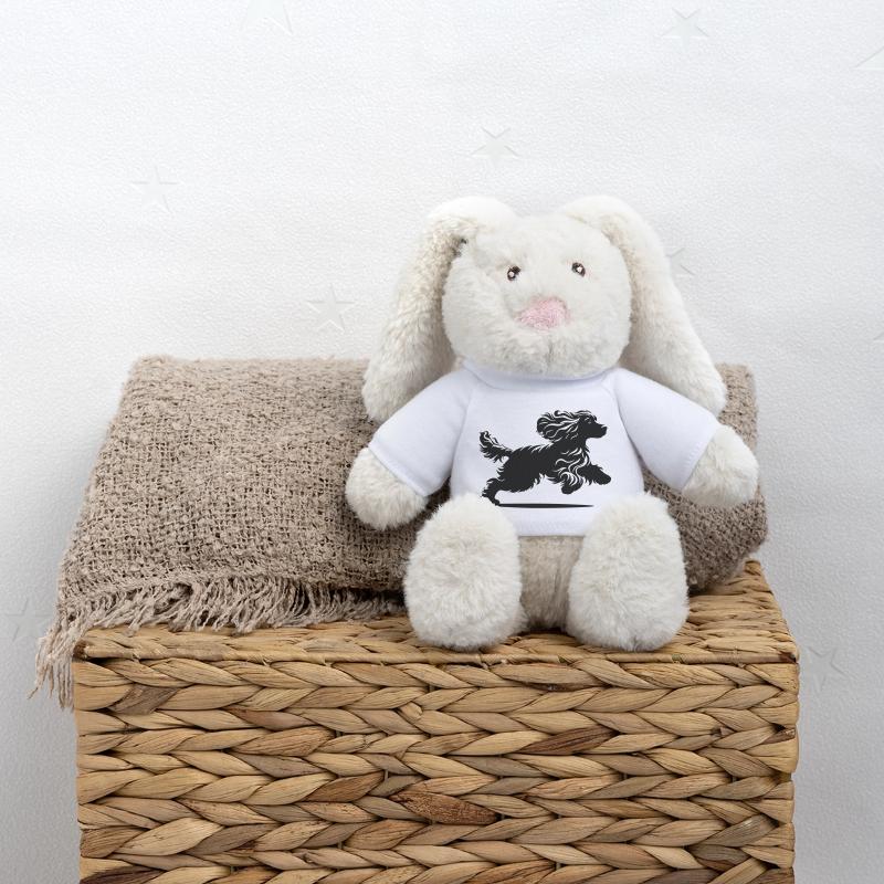 Cocker Spaniel MiniFeet® RecycelHase® Bunny Cream