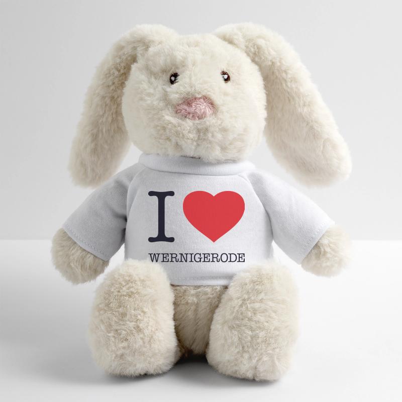 J’ADORE WERNIGERODE Lapin en peluche recyclé MiniFeet® Crème