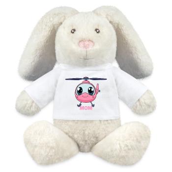 Hélicoptère Mères Hélicoptère Écrou Hélicoptère - Lapin en peluche recyclé MiniFeet® Crème - blanc - Devant