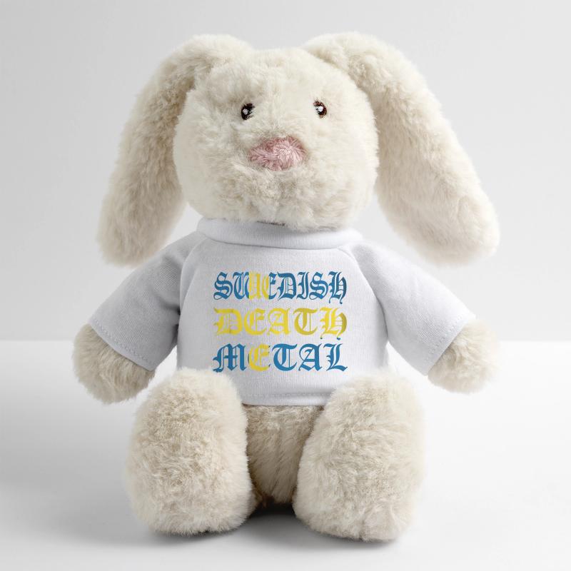 Mort en Suède Lapin en peluche recyclé MiniFeet® Crème