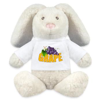 GRAPE - MiniFeet® RecycelHase® Bunny Cream - white - Front