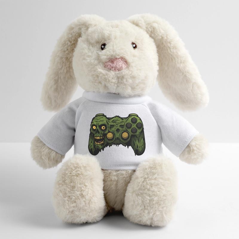 Zombie Controller Grunge Tee MiniFeet® RecycelHase® Creme