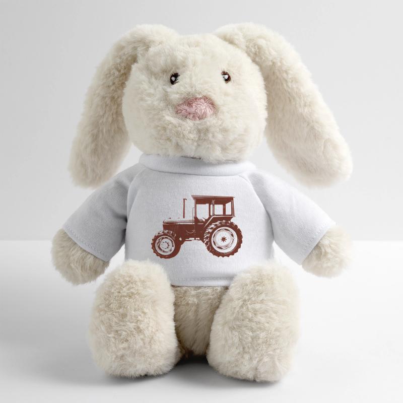 Tractor Builder MiniFeet® RecycelHase® Bunny Cream