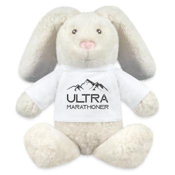 Ultra-Marathonläufer - MiniFeet® RecycelHase® Creme - Weiß - Vorne