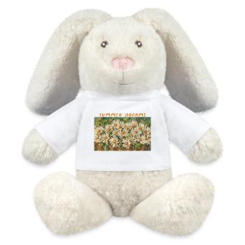 Summer Dreams – Daisy Basket Blumenkomposition - MiniFeet® RecycelHase® Creme - Weiß - Vorne