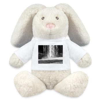 Monochrome Waterfall Mist - MiniFeet® RecycelHase® Bunny Cream - white - Front