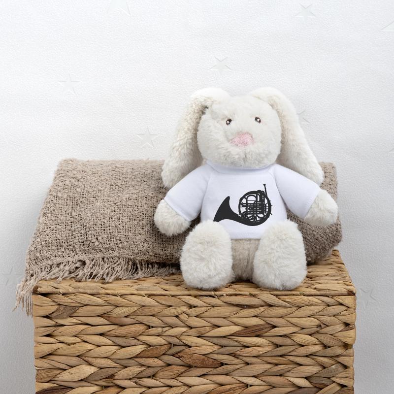 French Horn MiniFeet® RecycelHase® Bunny Cream