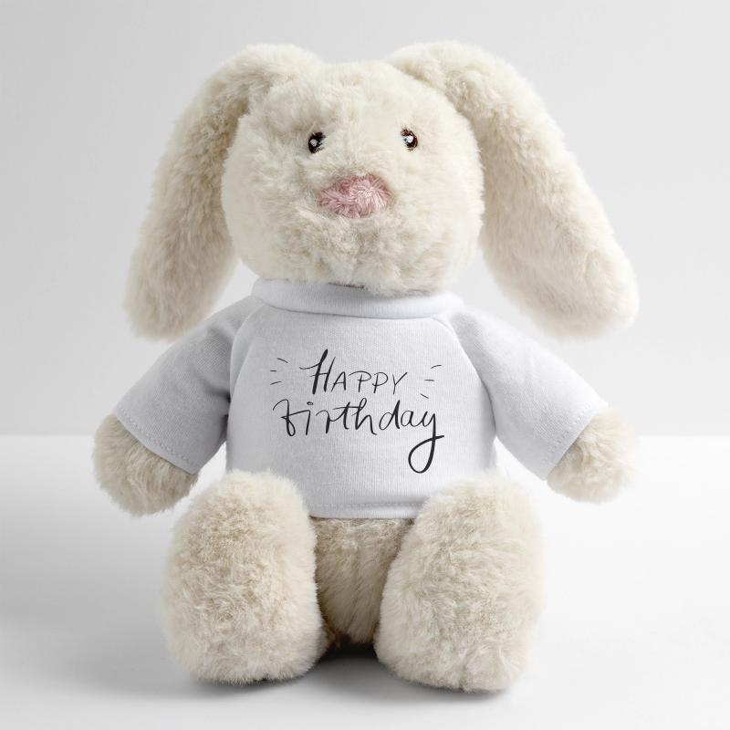 Happy Birthday MiniFeet® RecycelHase® Creme