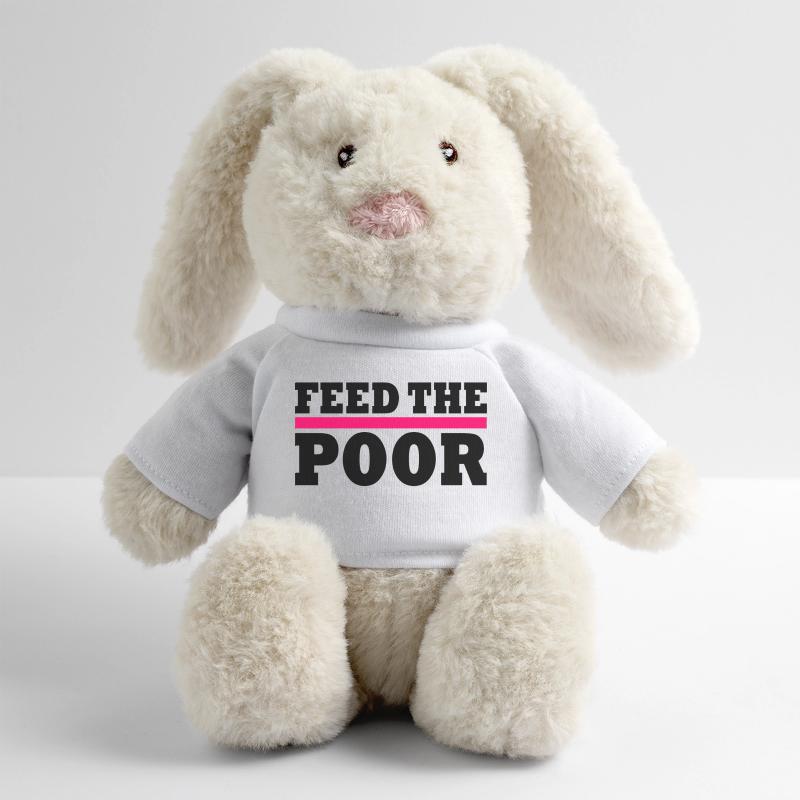 Feed the poor MiniFeet® RecycelHase® Creme