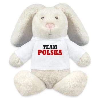 Team polska - MiniFeet® RecycelHase® Bunny Cream - white - Front