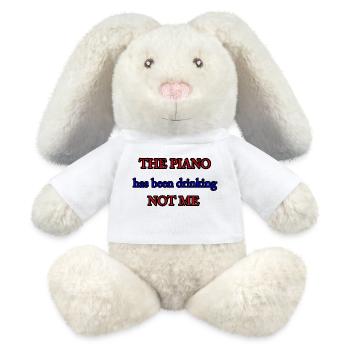 Piano 05 - MiniFeet® RecycelHase® Bunny Cream - white - Front