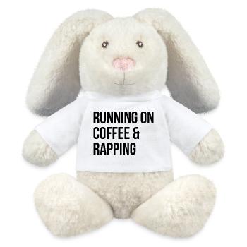 rap - Lapin en peluche recyclé MiniFeet® Crème - blanc - Devant