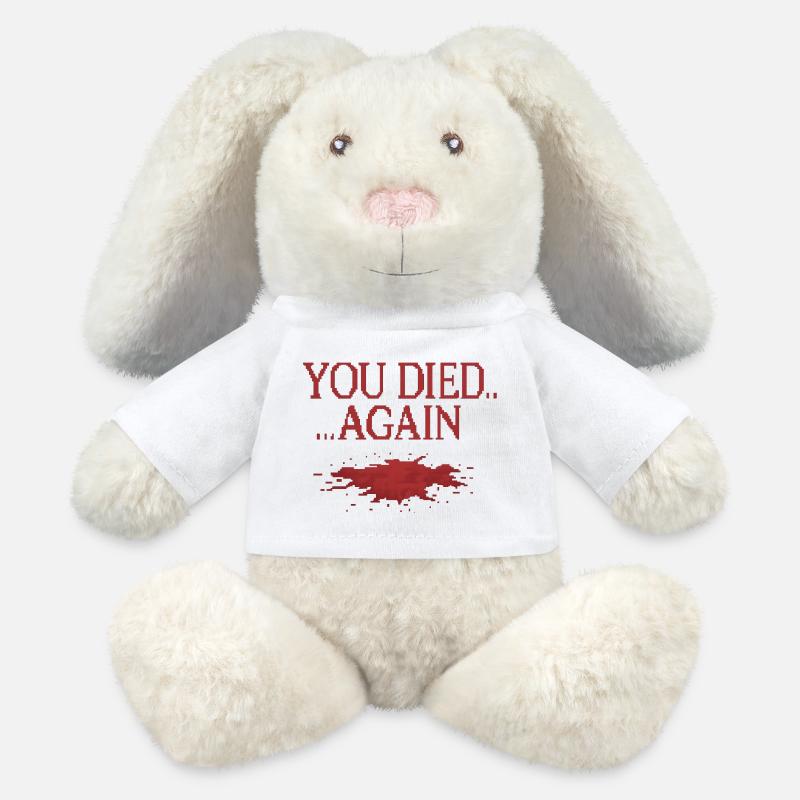 You died.... Again - MiniFeet® RecycelHase® Creme - Weiß