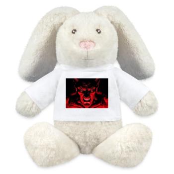 The Devil - MiniFeet® RecycelHase® Bunny Cream - white - Front