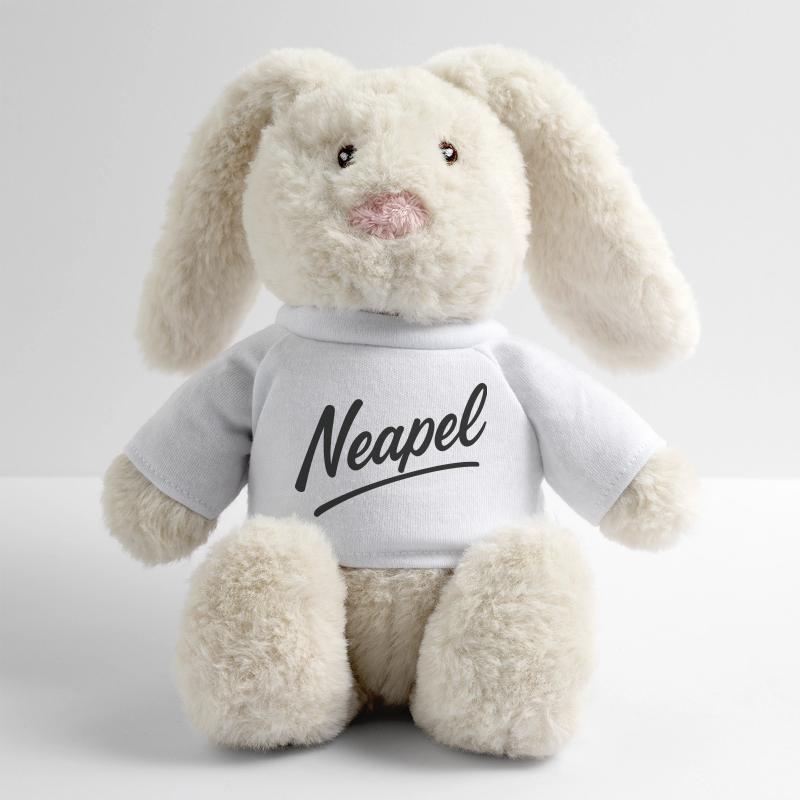 Neapel Script Schriftzug MiniFeet® RecycelHase® Creme