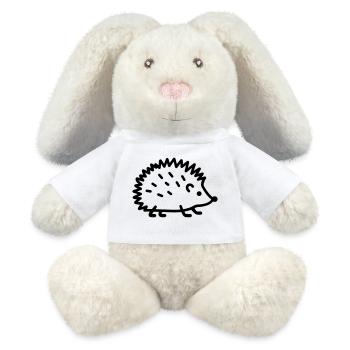 Igel - MiniFeet® RecycelHase® Creme - Weiß - Vorne