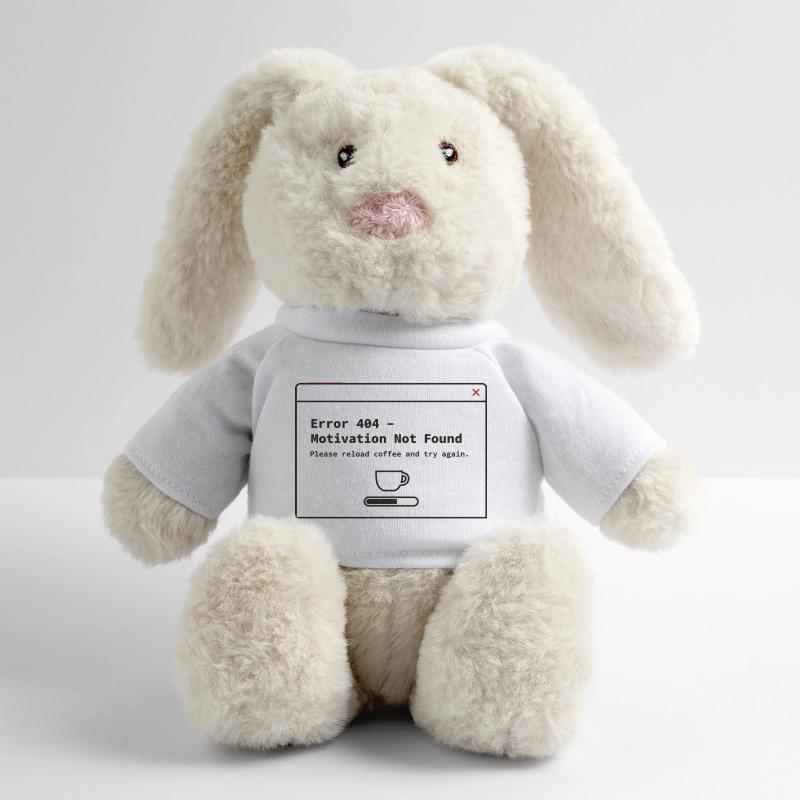 404 Motivation Not Found – System Error Coffee MiniFeet® RecycelHase® Creme